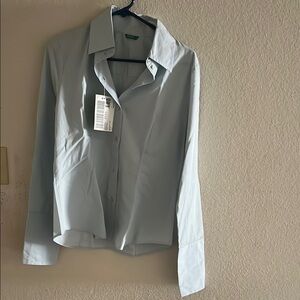 United Colors Of Benetton Light Blue Button Down Shirt